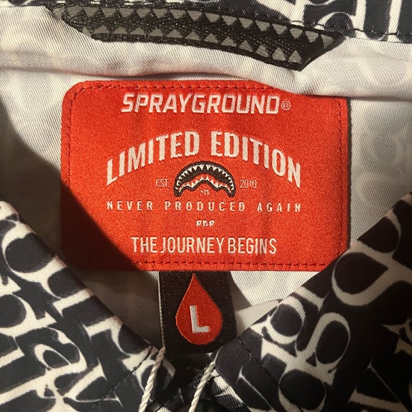 Sprayground Limited Edition - Never Produced Again - The Journey Begins Collar T - Picture 3 of 9